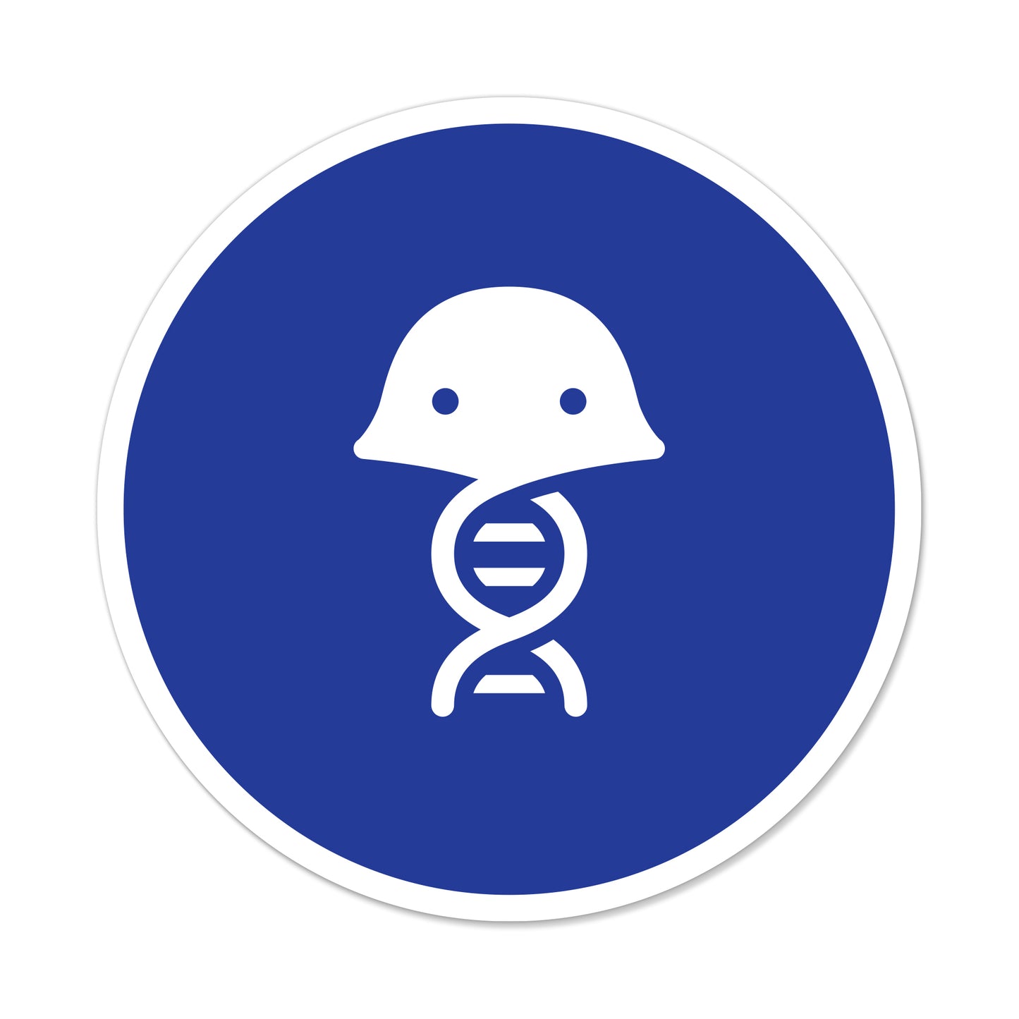 Benchling Icon Circular Stickers (pack of 10)
