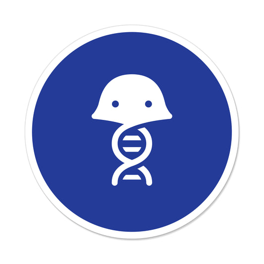 Benchling Icon Circular Stickers (pack of 10)